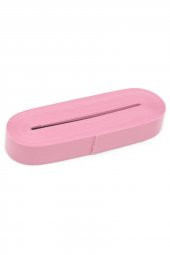 Tek İş Yassı Lastik 3 cm | Pembe - 2