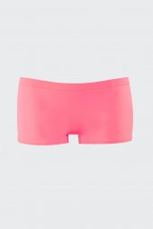 Neon Nar Çiçeği Pembe Oranj.Dikişsiz 3lü Ağlı Şort Külot thumbnail 2