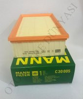 Audi A3 1.6-2.0 Mann Hava Filtresi C30005 - 1