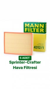 MANN C4312/1 SPRİNTER CRAFTER HAVA FİLTRESİ 5 ADETR - 1