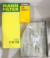 Seat Leon 2.0Tdı Filtre Bakım Seti 3Lü Set 2005-2013 (540119423) - 1