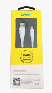 Lovesn OAB9 Kırılmaya Dayanıklı TYPE-C Hızlı Şarj Kablosu 1 metre - 1