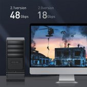 Baseus 1.5 Metre 2.1V HDMI 60hz 8K HDMI to HDMI Kablo Görüntü Aktarım Kablosu - 4