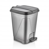Merdem Kare Pedallı Çöp Kovası No:3 18Lt MRD123 - 1