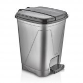 Merdem Kare Pedallı Çöp Kovası No:4 30Lt MRD124 - 1