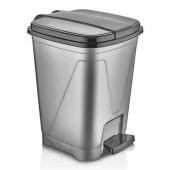 Merdem Kare Pedallı Çöp Kovası No:5 50Lt MRD125 - 1