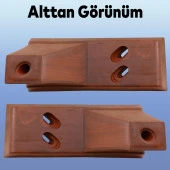 Venüs Lüks Mobilya Kanepe Sehpa Tv Ünitesi Koltuk Ayağı 8 Cm Kahverengi Baza Ayakları (2 ADET) - 2