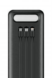 Powerway 80.000 Mah Kablolu Dijital Göstergeli Gerçek 80.000 Mah Garantili Işıklı Kamp Tx80 Siyah Powerbank - 3