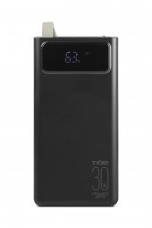 Powerway TX30 Siyah Led Işıklı Dijital Göstergeli 30.000 mAh (Gerçek 30.000 mAh Garantili) Powerbank - 2