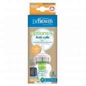 Dr. Brown's Geniş Ağız Antikolik Cam Biberon 5 oz/150 ml - 1