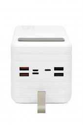 Powerway 80.000 Mah Kablolu Dijital Göstergeli Gerçek 80.000 Mah Garantili Işıklı Kamp TX80 Beyaz Powerbank - 3