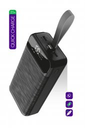 Powerway Pd 22.5W 30.000 Mah 3.0 Hızlı Şarj (Gerçek 30.000 Mah Garantili) Qc30 Powerbank Siyah - 2