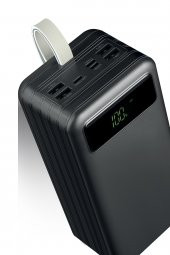 Powerway Tx60 Siyah Çoklu Çıkış Dijital Göstergeli Ekstra Kablolu 60.000 Mah (Gerçek 60.000 Mah Garantili) Powerbank - 2