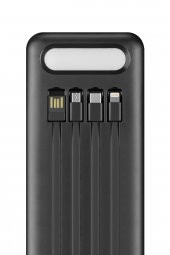 Powerway Tx60 Siyah Çoklu Çıkış Dijital Göstergeli Ekstra Kablolu 60.000 Mah (Gerçek 60.000 Mah Garantili) Powerbank - 3