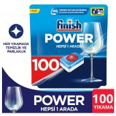 Finish Hepsi Bir Arada 100 Tablet Bulaşık Makinesi Deterjanı - 1