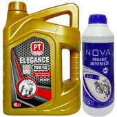Petro Time 20W-50 Mineral Motor Yağı 4 Litre + Yeşil Antifriz 1,5 LT - 1
