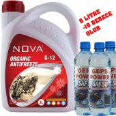 Nova ULTRA -40C Organik Kırmızı G12 Antifriz 3Litre +3LT Saf Su - 1