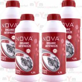Nova -25 Derece Organik Kırmızı G12 Antifriz 1.5Litre x4 - 1