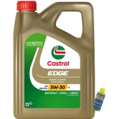 CASTROL Edge Titanyum 5W-30 LL DPFli Motor Yağı 4 Litre + Cam Sabunu 80 ML thumbnail 1