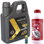 Nova SN 5W-30 4 Litre Motor Yağı Benzin, Lpg, Dizel + 1.5 L Antifriz - 1