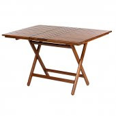 Atina 70x120 Katlanır Ahşap Bahçe Balkon Mutfak Masası - 1