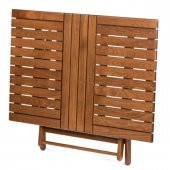 Atina 70x120 Katlanır Ahşap Bahçe Balkon Mutfak Masası - 2