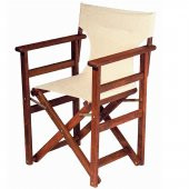 Yönetmen Ahşap Bahçe Balkon Seti: 80x140 Masa + 4 Sandalye Katlanır Takım - 2