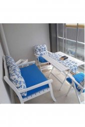 Atina Ahşap Masa 80x120 Beyaz | Katlanır Bahçe Balkon Mutfak Masası - 3