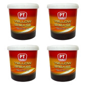 Petro Tıme Kalsiyumlu Sarı Gres 4 x 1 KG (4 KG) -Suya Dayanıklı - 1