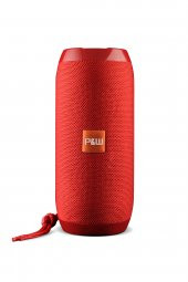 WRX01 90 dB SD Kart Aux Usb Girişli Kırmızı Kablosuz Bluetooth Speaker Hoparlör Ses Bombası FM Radyo - 1