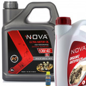 Nova 10W-40 5 Litre Motor Yağı +3Lt Kırmızı Antifriz - 1