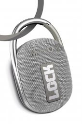 Powerway Lock Gümüş Taşınabilir Bluetooth Hoparlör Kilit Özellikli Yüksek Ses Gücü - 1