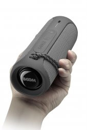 Boom Gri Taşınabilir Ses Bombası Kablosuz Bluetooth Hoparlör Speaker Yüksek Ses Çoklu Bağlantı - 3