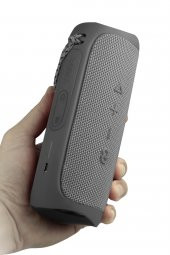 Boom Gri Taşınabilir Ses Bombası Kablosuz Bluetooth Hoparlör Speaker Yüksek Ses Çoklu Bağlantı - 4