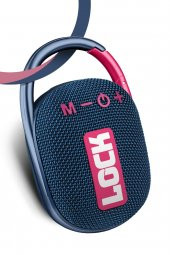 Powerway Lock Mavi Taşınabilir Bluetooth Hoparlör Kilit Özellikli Yüksek Ses Gücü - 1