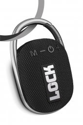 Powerway Lock Siyah Taşınabilir Bluetooth Hoparlör Kilit Özellikli Yüksek Ses Gücü - 1