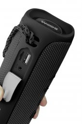 Powerway Boom Taşınabilir Ses Bombası Kablosuz Bluetooth Hoparlör Speaker Yüksek Ses Çoklu Bağlantı - 6