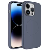 iPhone 13 Pro Max Kılıf Magsafe Özellikli Pastel Renk Plas Kılıf - 11