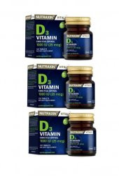 D3 Vitamini 120 Tablet - D3 1000 Iu X3 Adet - 1