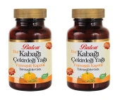 2 Adet Balen Kabak Çekirdeği 1000 Mg 100 Yumuşak Kapsül - 1