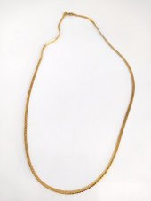 Kolye İtalyan Yassı 3 mm Paslanmaz Çelik 316 Kolye Kadın Erkek Unisex - 4