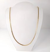 Kolye İtalyan Yassı 3 mm Paslanmaz Çelik 316 Kolye Kadın Erkek Unisex - 5