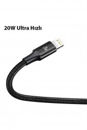 1.5 Metre 20w 3in1 Type C, Iphone Lightning Ve Micro Ultra Hızlı Şarj Ve Data Kablosu - 3