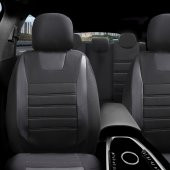 Z&C MAXTECH Fiat Egea Deri Detaylı Özel Tasarım Oto Koltuk Kılıfı Seti MAXY SB - 2