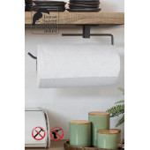 Kağıt Rulo Havluluk, Peçetelik, Yapışkanlı Tasarım, Banyo Askısı / SİYAH - M3 - 3