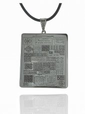 Batılname Sihir Cin Şeytan Vefkli Karachukha Dua Tılsım 925 Gümüş Kolye thumbnail 2