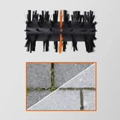 WORX WA0292 WG441E ile Uyumlu Sert Yüzeyler İçin 165mm Orta Sert Temizlik Fırçası - 8