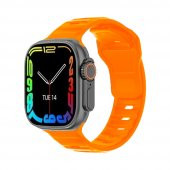 SHAZA Watch 8 Ultra Dt No:1 49MM NFC Tansiyon Oksijen Nabız Ölçer Uyku Takibi İos Android Uyumlu Akıllı Saat Siyah-Turuncu - 1