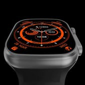 SHAZA Watch 8 Ultra Dt No:1 49MM NFC Tansiyon Oksijen Nabız Ölçer Uyku Takibi İos Android Uyumlu Akıllı Saat Siyah-Turuncu - 3