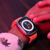 SHAZA Watch 8 Ultra Dt No:1 49MM NFC Tansiyon Oksijen Nabız Ölçer Uyku Takibi İos Android Uyumlu Akıllı Saat Siyah-Turuncu - 5